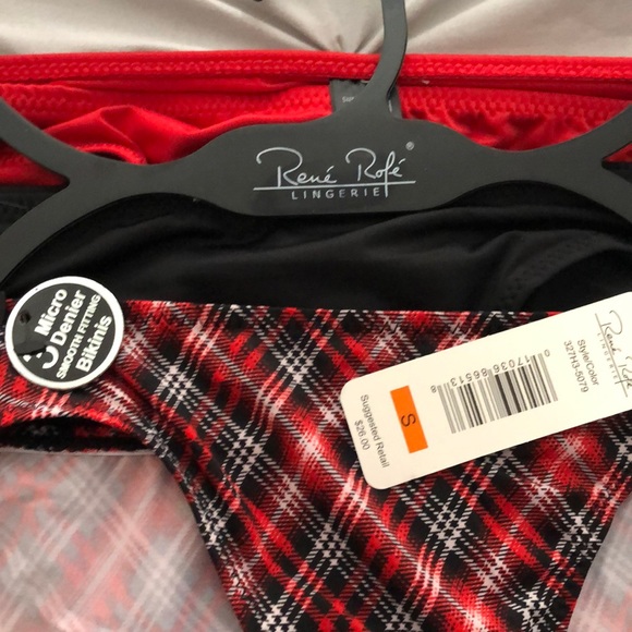 NWT 3 pairs of small Rene Rofe panties ❤️🖤 - Picture 2 of 3